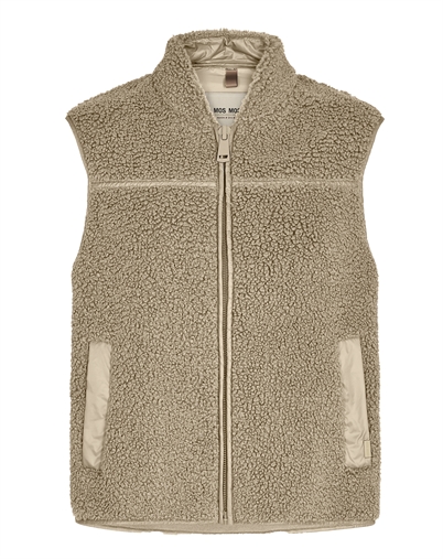 Mos Mosh - Rowe Teddy Vest - Savannah Tan